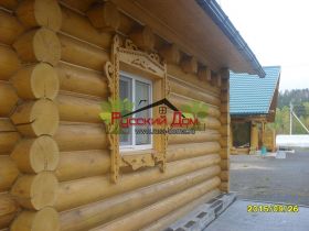 Деревянные дома ручной рубки в Братске