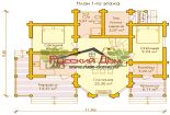 Проект «Каравелла-135» - План 1 этажа