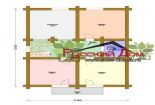 Проект дома из оцилиндрованного бревна «Рубин» - План 2 этажа