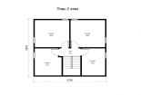 Проект каркасного дома «КД-152» - План 2 этажа