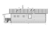 Проект каркасного дома «КД-80» - Фасад 2