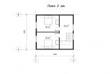 Проект каркасного дома «КД-97» - План 2 этажа